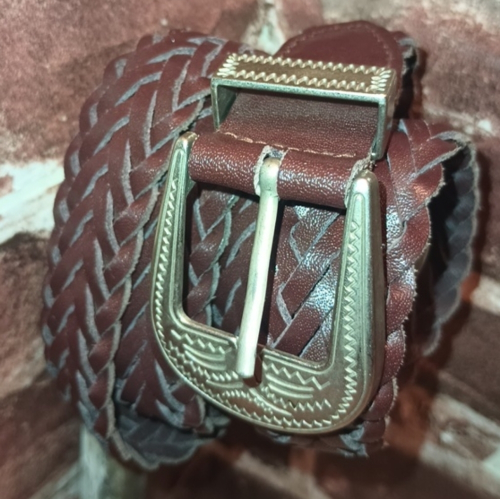 Bugle Boy Vintage Split Leather Belt
